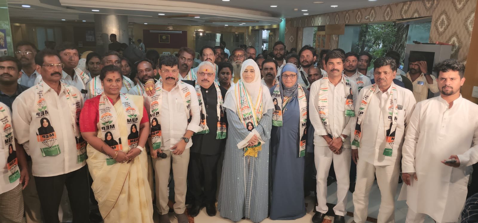 MEP PARTY NATIONAL PRESIDENT DR.NOWHERA SHAIK  GUIDES MEP PARTY  FOR UPCOMING TELANGANA ASSEMBLY ELECTION